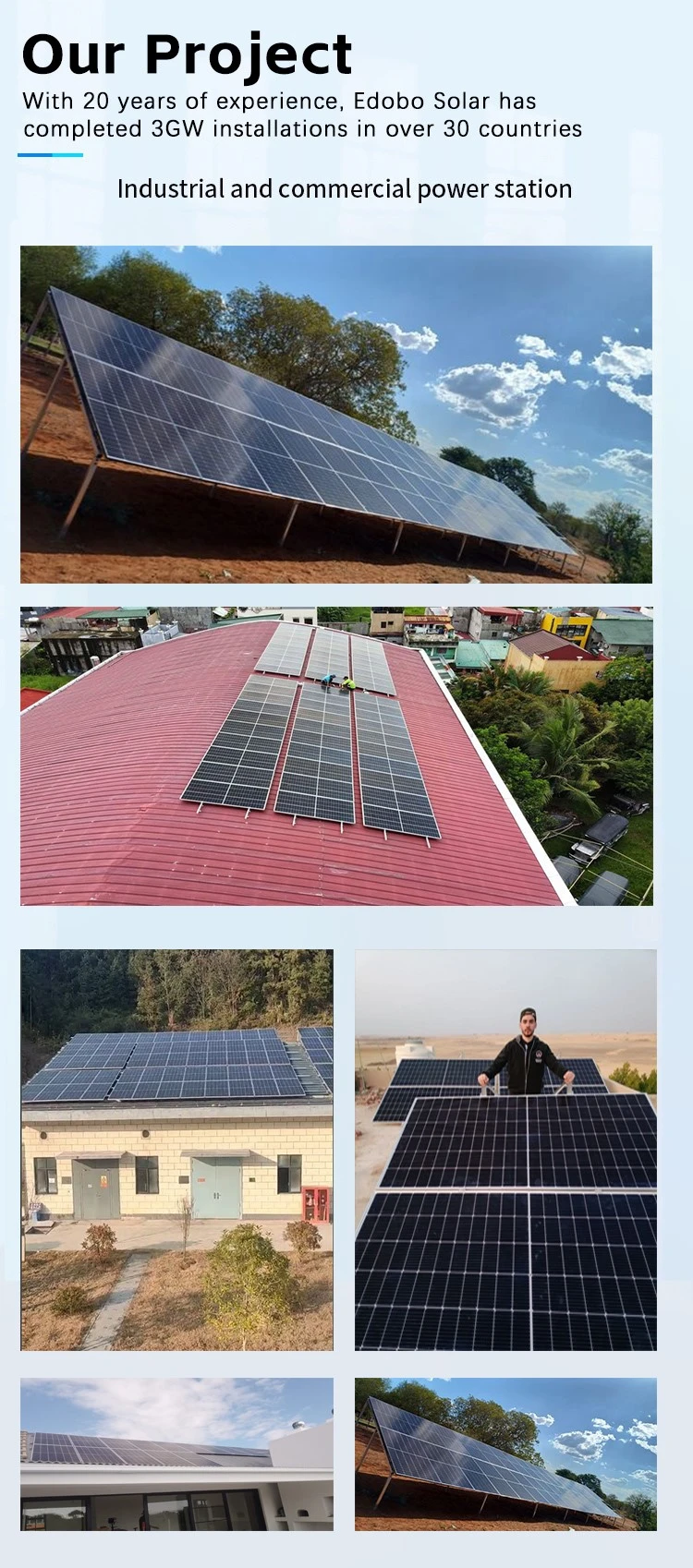 light weight solar panels