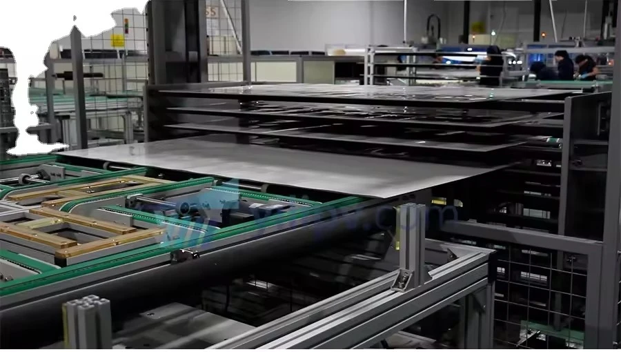 100MW solar panel production line composition:
