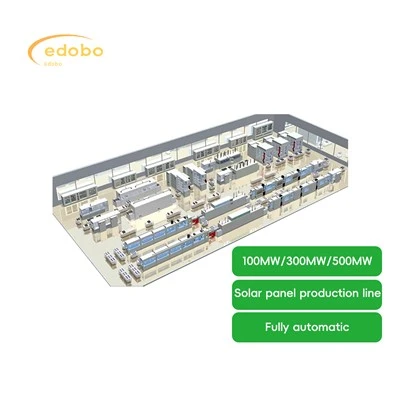 100MW 300MW 태양 전지판 생산 라인