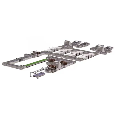 500MW 태양광 패널 구성품 생산 라인
